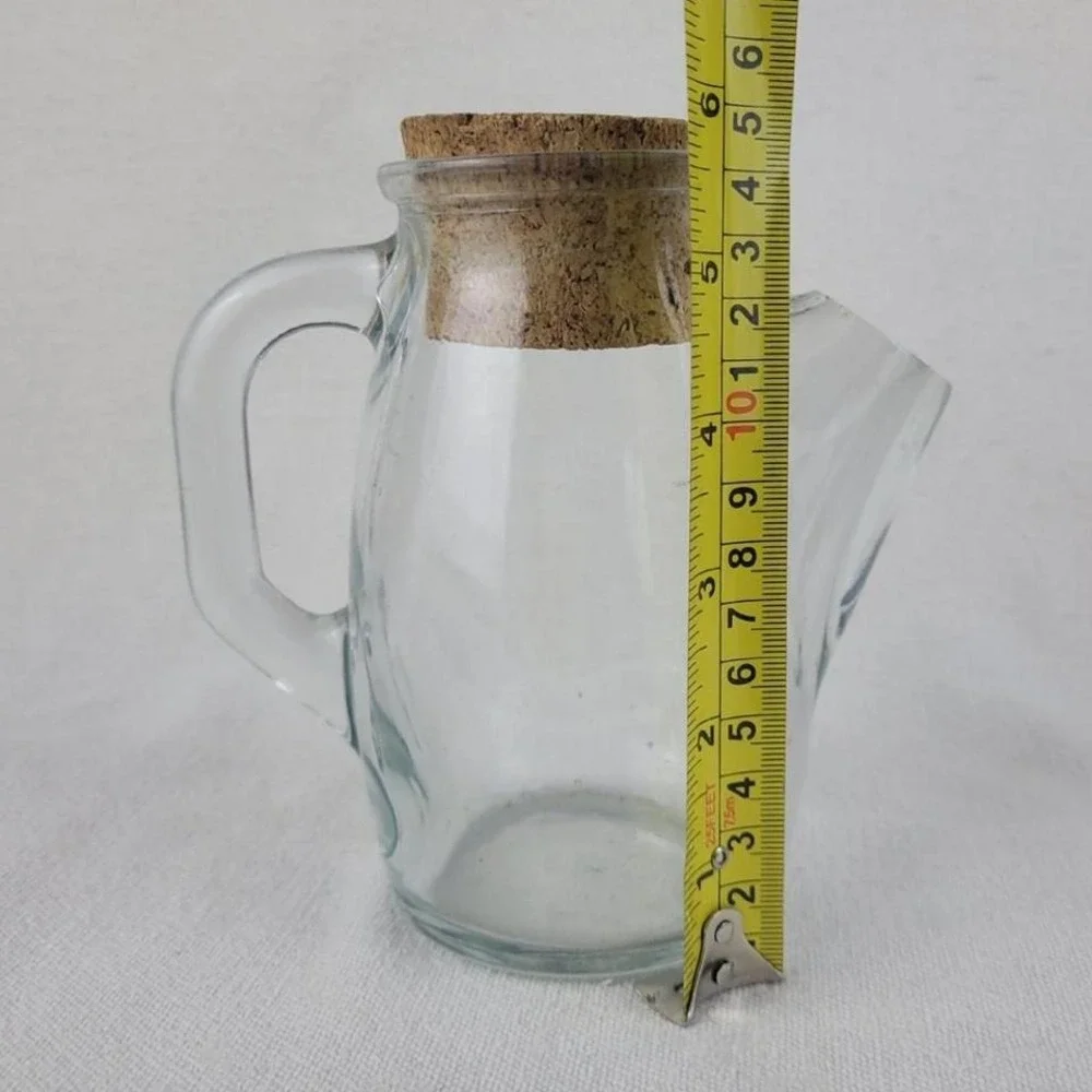 Vintage Westmoreland Snub Nose Pitcher with cork‎